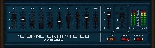 10 band graphic EQ