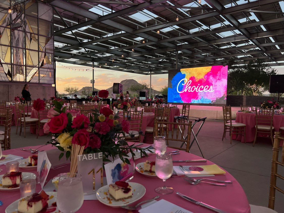 Live Event Production at a corporate conference in Scottsdale