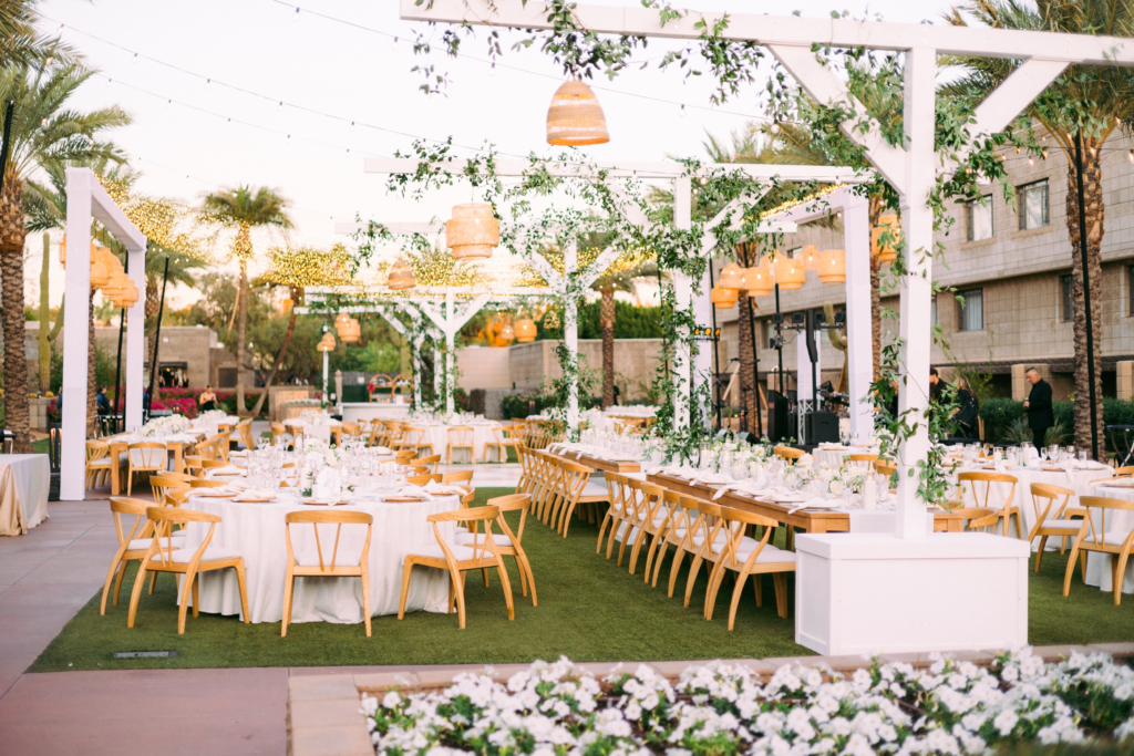 Custom Wedding Lighting at the Arizona Biltmore