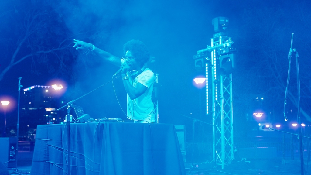 Audio Visual Concert Production at Hance Park Conservatory in Phoenix