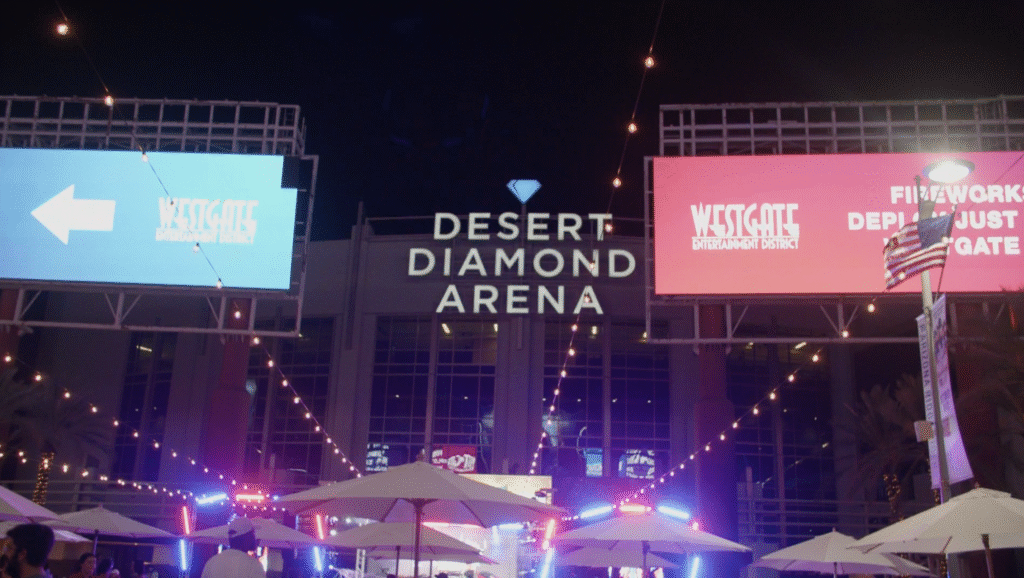 Concert production company in Phoenix, Arizona showing lights, stage, and audio